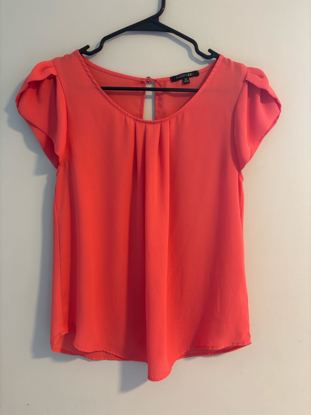 Papermoon Coral Puff Sleeve Blouse